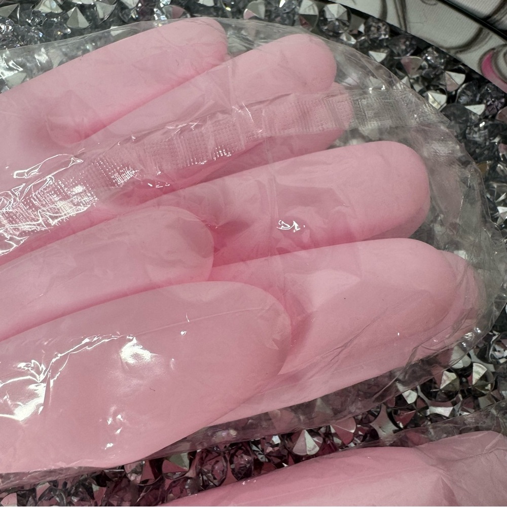 Silicone gloves moisturizing winter cracking skin sleep luxury skincare mittens - Picture 4 of 4
